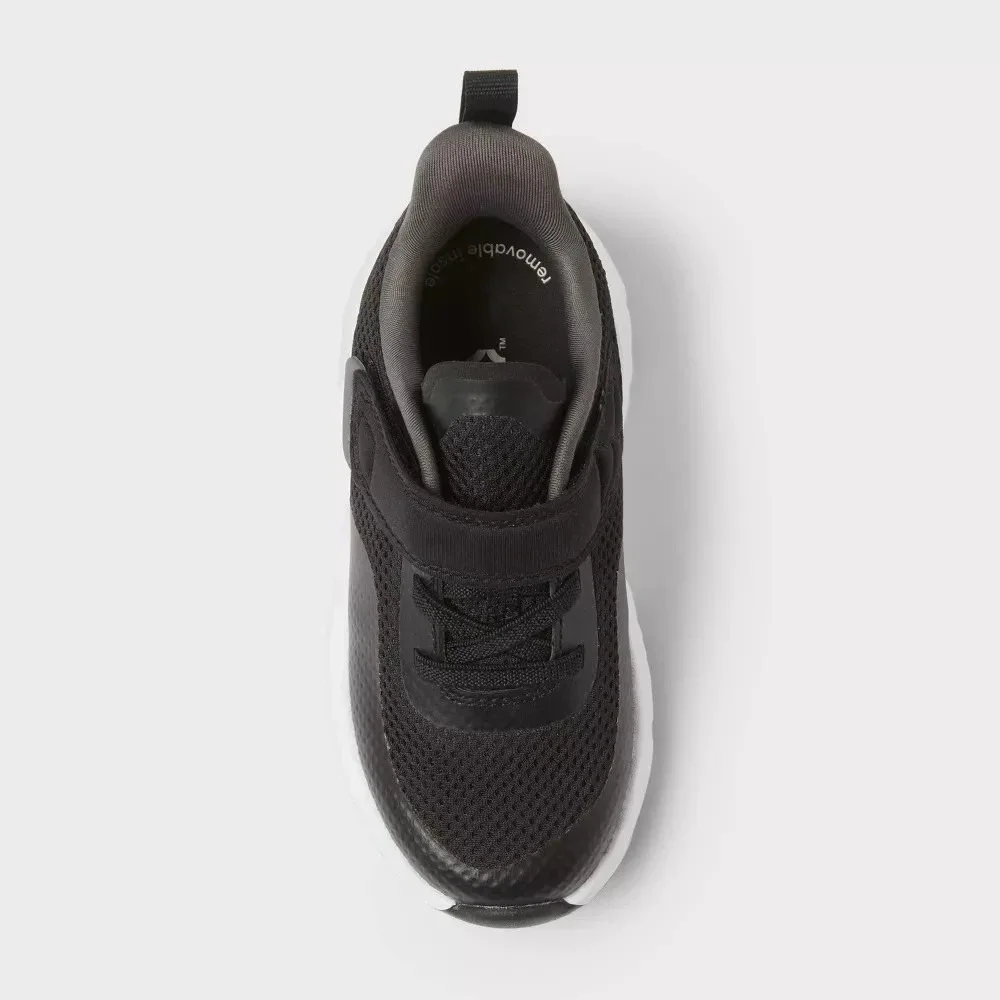 All In Motion Peyton Sneakers 5T Toddler Light Black – Hook & Loop, New With Tag